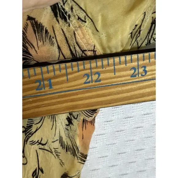 Tianello vintage Shelby boho Floral Babydoll Blouse XL Rayon $128 - Picture 6 of 11